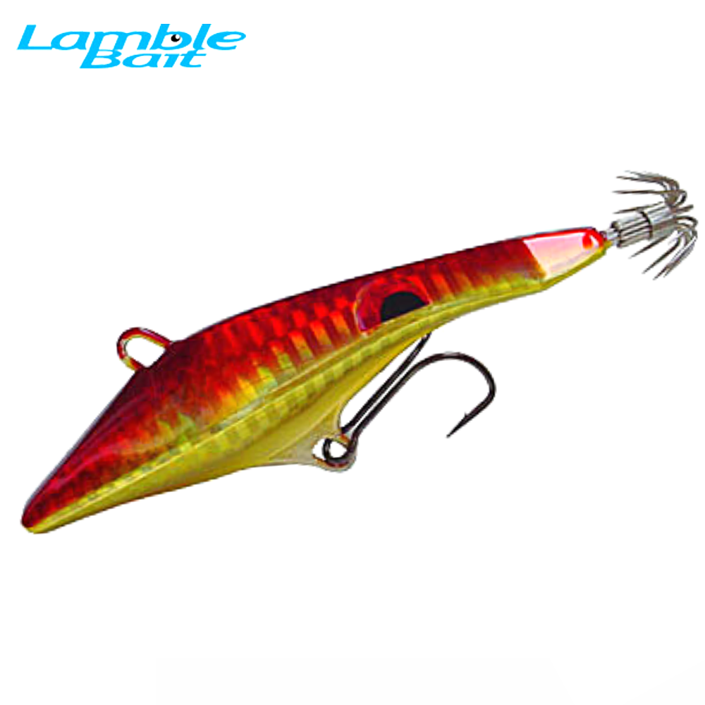LAMBLE BAIT SQUID FISHING METAL JIG LURE DARTING HAOLI IKARUDO 28g - Image 2