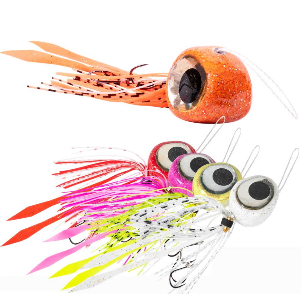 X-PARAGON Glow Rubber Jigging Lure Tai Kabura Slider Zulu Set 125g - Image 7