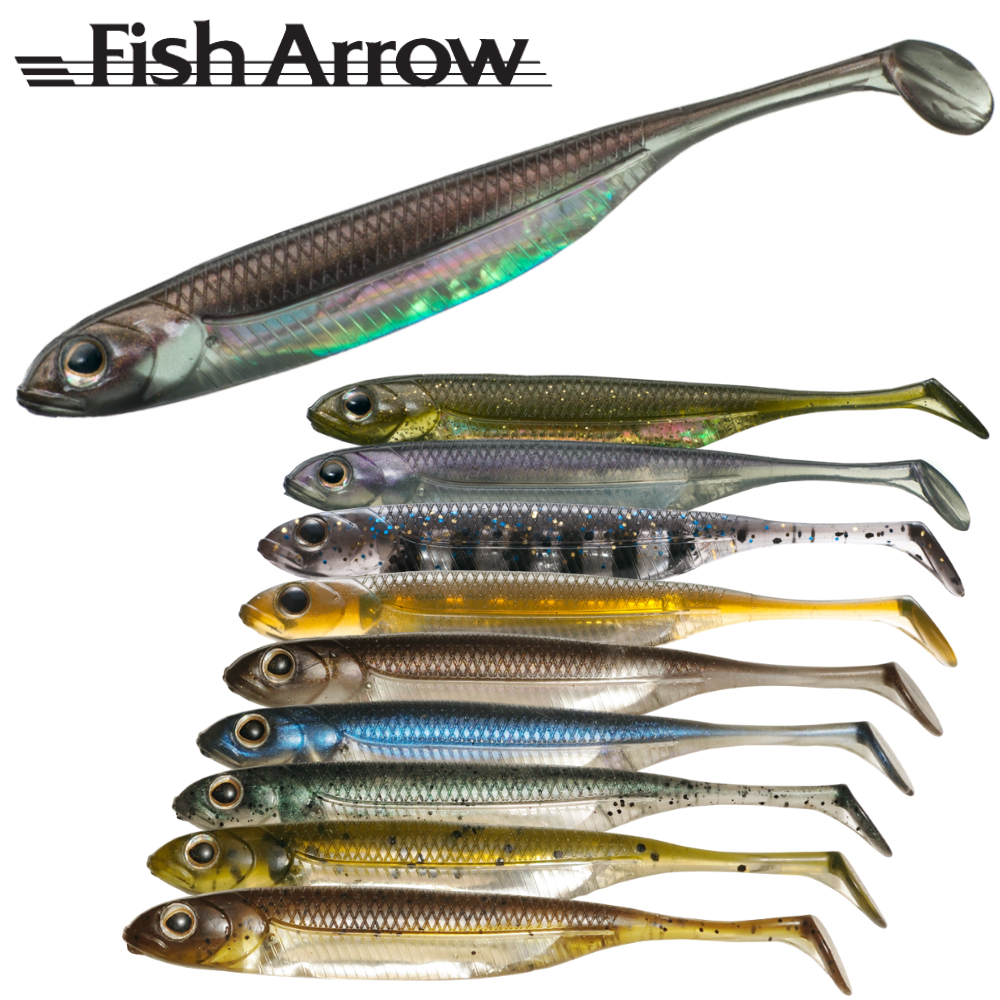 FISH ARROW Finesse Soft Bait Lure FLASH-J SHAD 2”