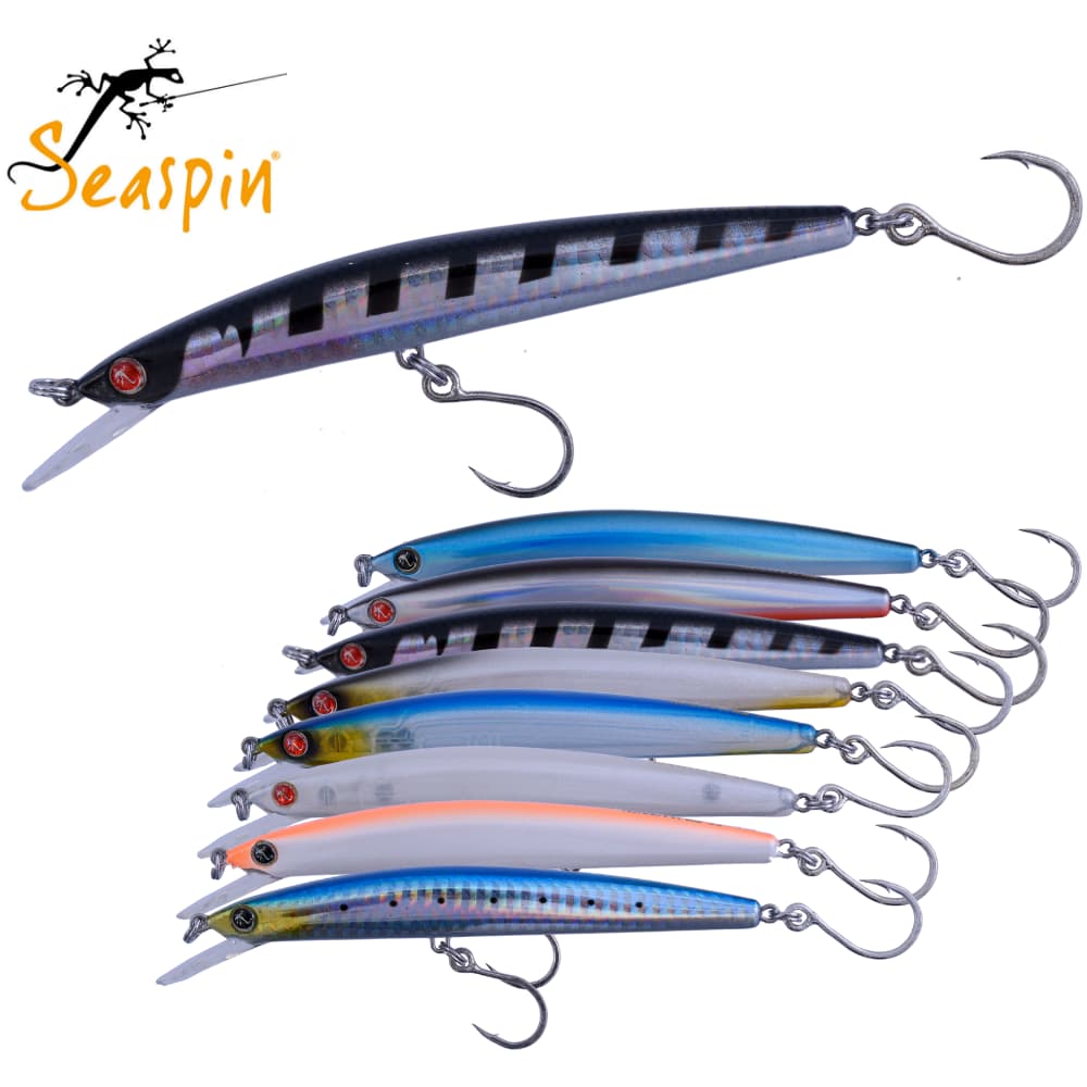 SEASPIN Saltwater Slow Sinking Jerk Minnow Lure MOMMOTTI 115SS