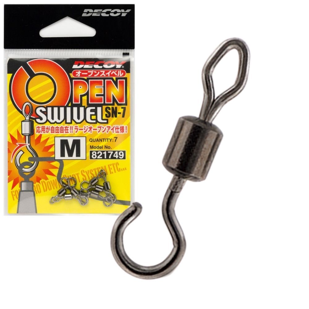 DECOY Fishing Rigging Accessorie OPEN SWIVEL SN-7