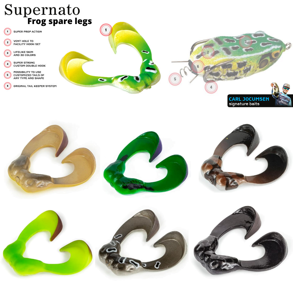 MOLIX Soft Bait Lure SUPERNATO FROG Spare Legs 2 pcs