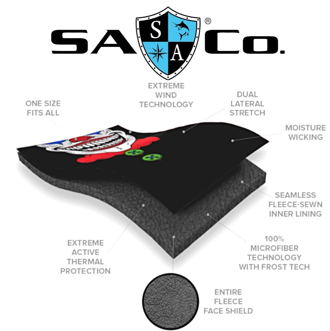 SA FROST TECH THERMAL FLEECE FACE SHIELDS - Image 3