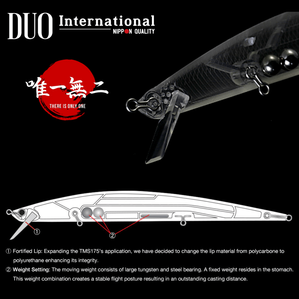 DUO Long Jerkbait Lure TIDE MINNOW Slim 175 - Image 3