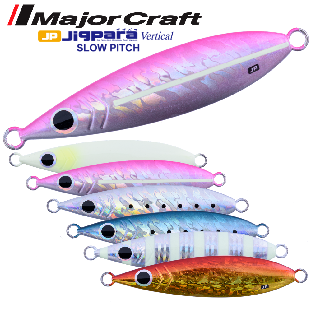 MAJOR CRAFT Saltwater Slow Pitch Jigging Lure JIGPARA Vertical 200g
