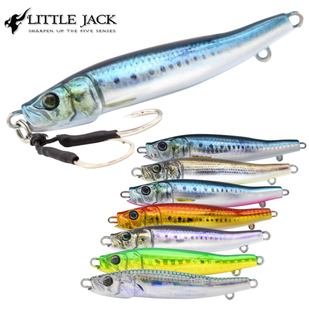 LITTLE JACK Saltwater Realistic Jig Lure METAL ADICT Type 04 30g