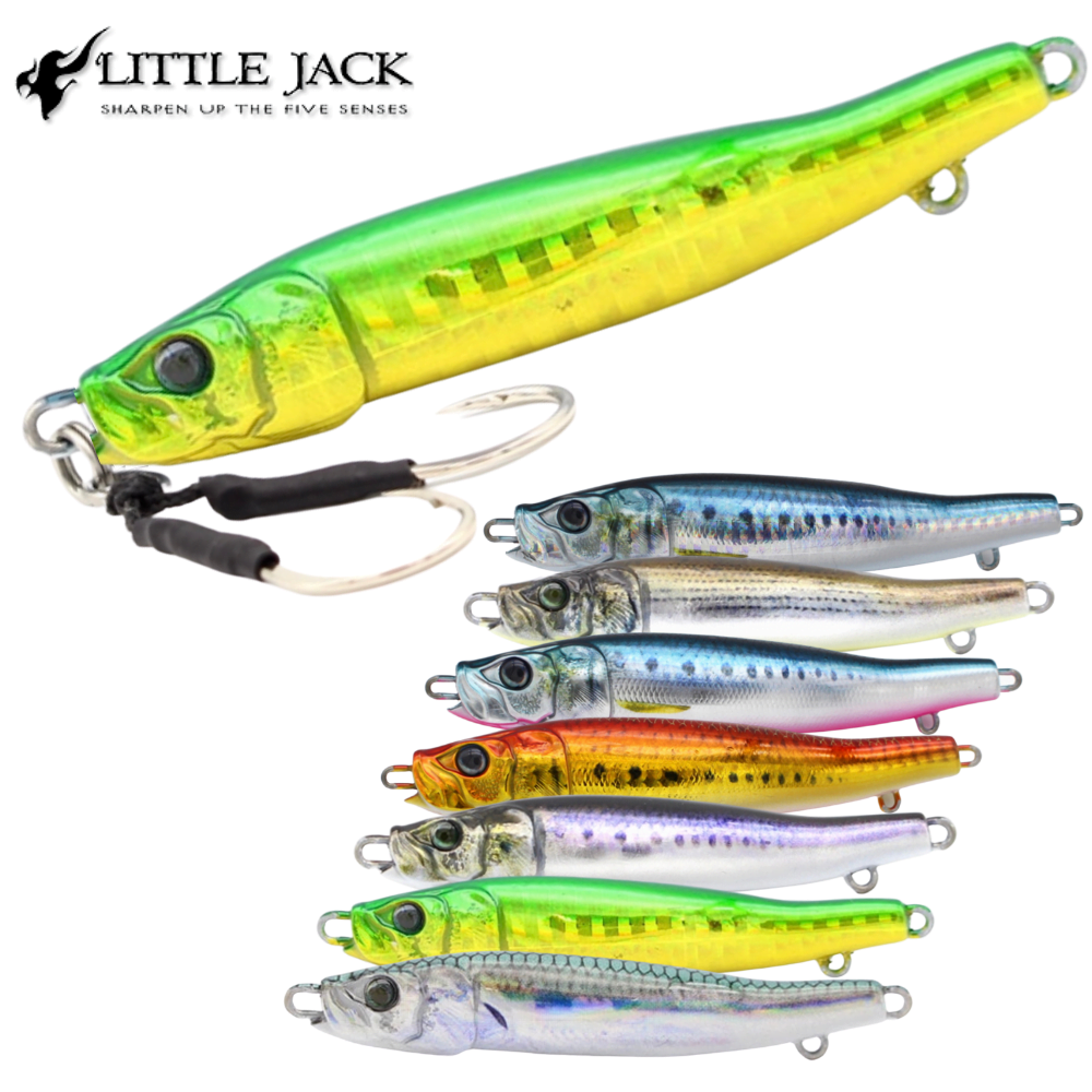 LITTLE JACK Saltwater Realistic Jig Lure METAL ADICT Type 04 40g
