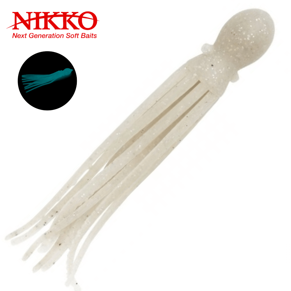 NIKKO KASEI Scented Soft Bait Skirt Lure OCTOPUS 6inch/153mm Blue Moonlight