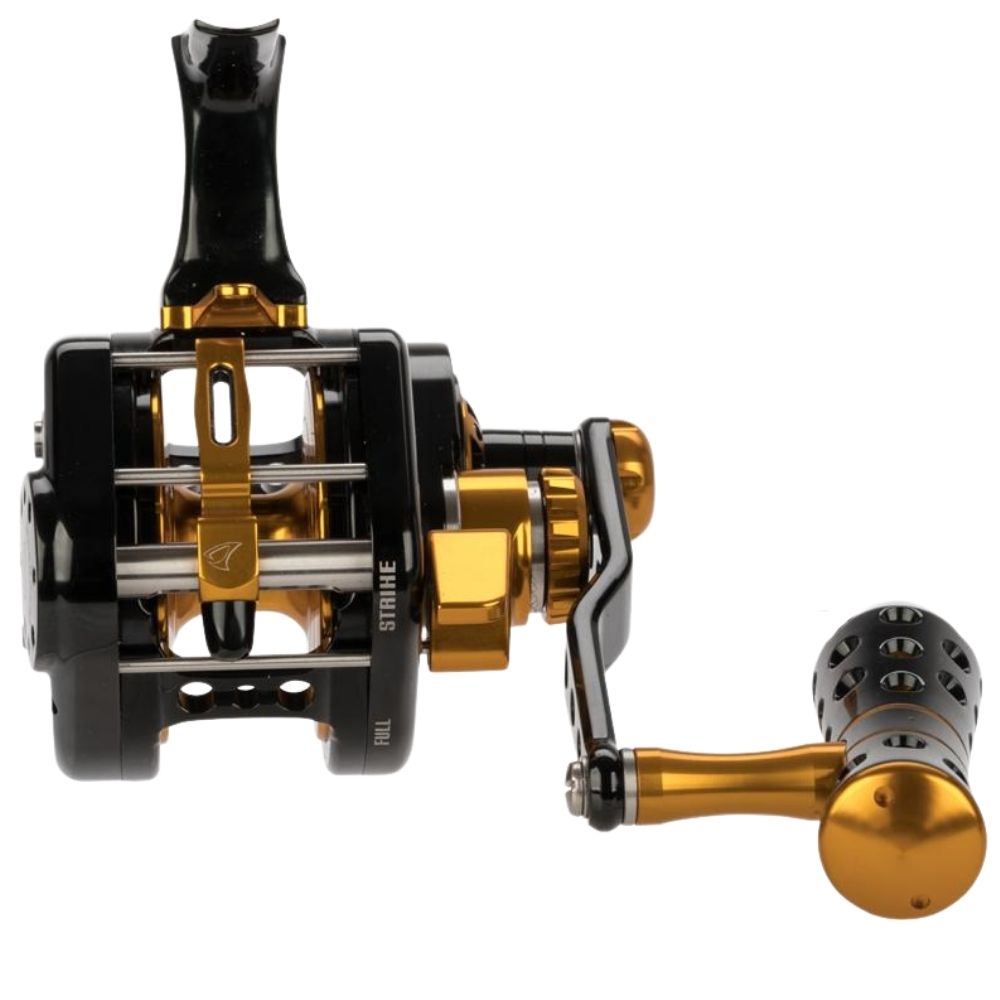 JIGGING MASTER Extreme Jigging Lefthanded Reel UNDERHEAD PE5 Black/Gold - Image 9