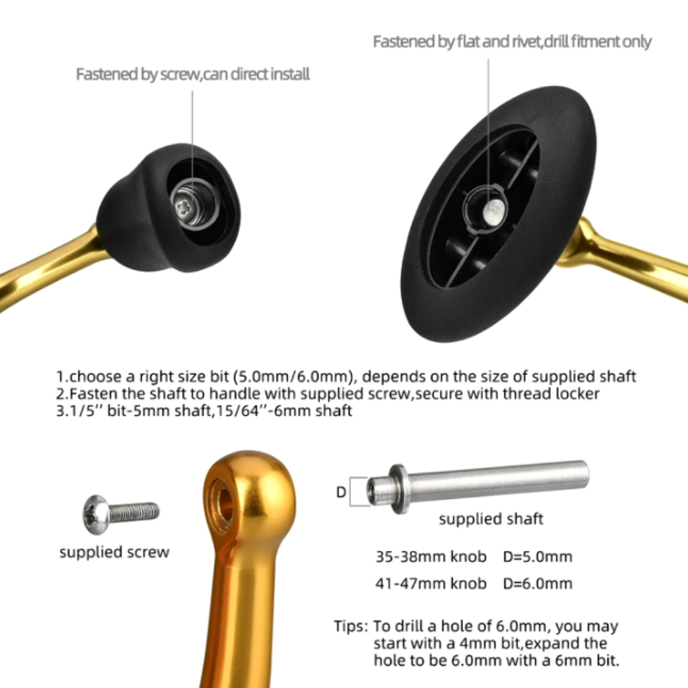 GOMEXUS Fishing Reel’s Custom Part Aero ALU Power Round Knob 35mm K35 - Image 9