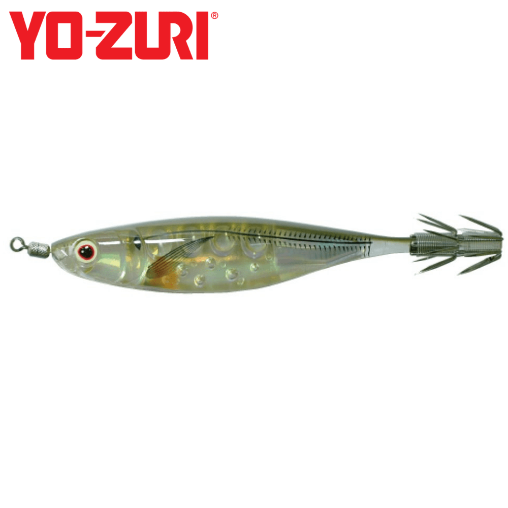 YO-ZURI HOLOGRAPHIC BODY SQUID JIG LURE CRYSTAL ULTRA AURORA 95mm/AJ
