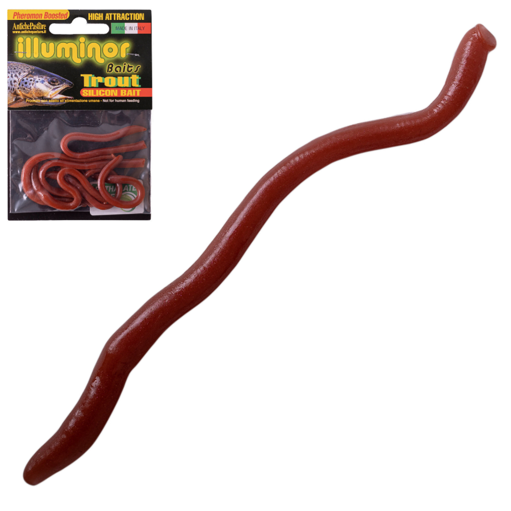 ANTICHE PASTURE Trout Scented Silicone Bait LOMBRICO - Image 2