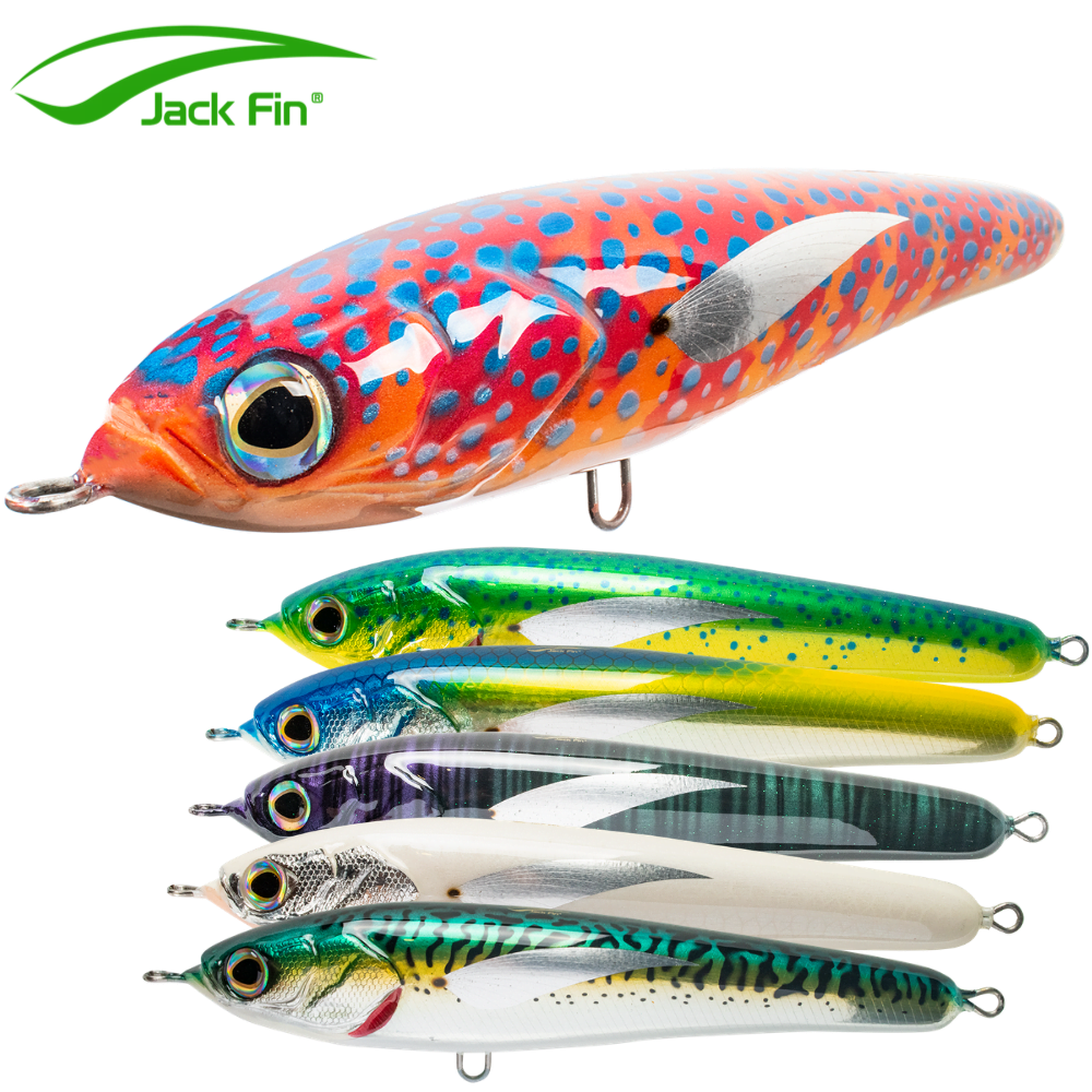 JACK FIN Offshore Fishing Handmade Stickbait Lure GT Serie ARGO 240-F