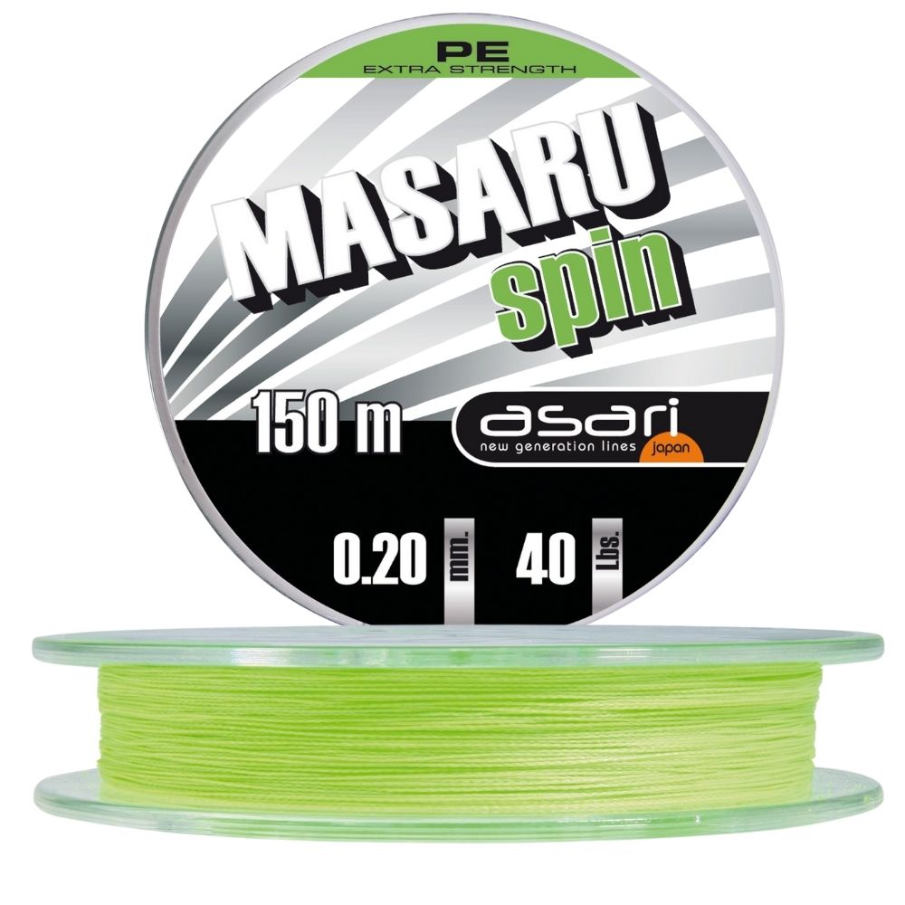 ASARI Extra Strength 4X Strand Braid Line MASARU SPIN 150m