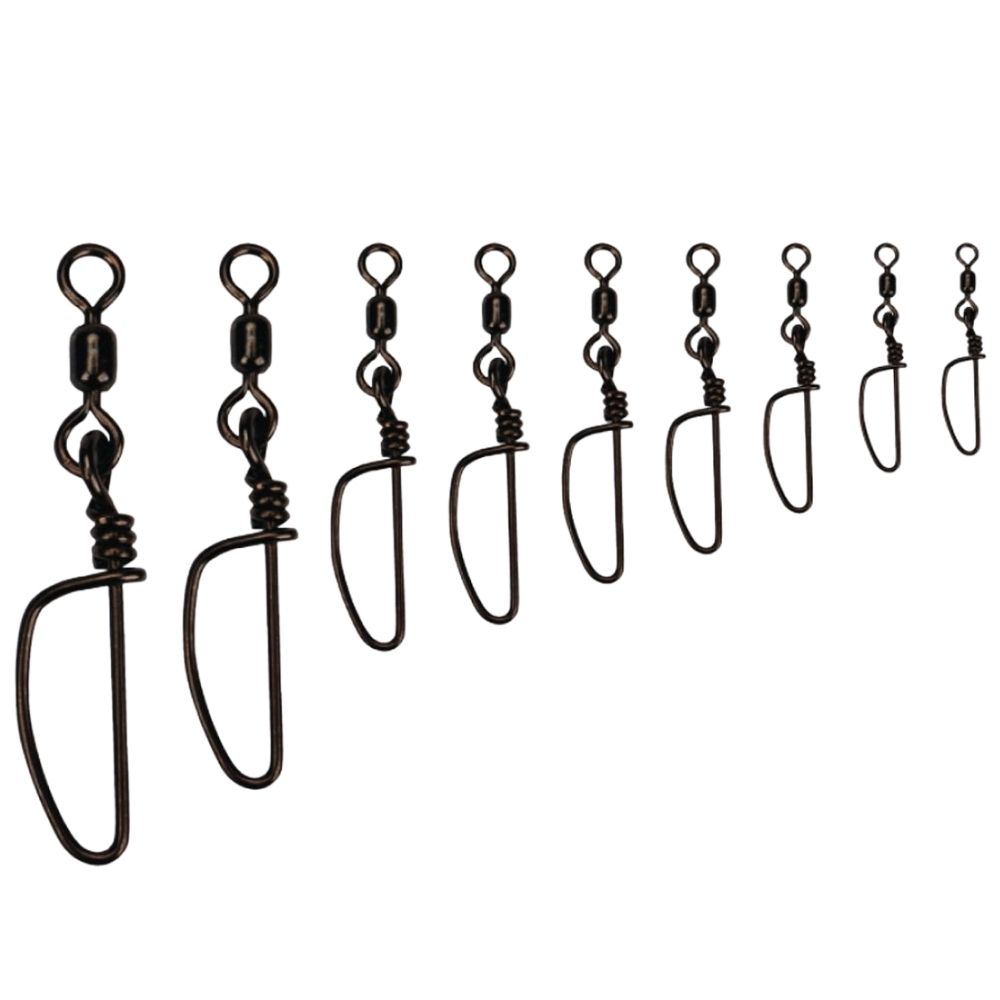ASARI Smooth X-Rotation Snap Swivel SS BLACK CRANE II - Image 3