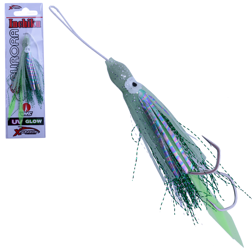 X-PARAGON Saltwater Rubber Jigging Assist Rig AURORA INCHIKU GGUVG