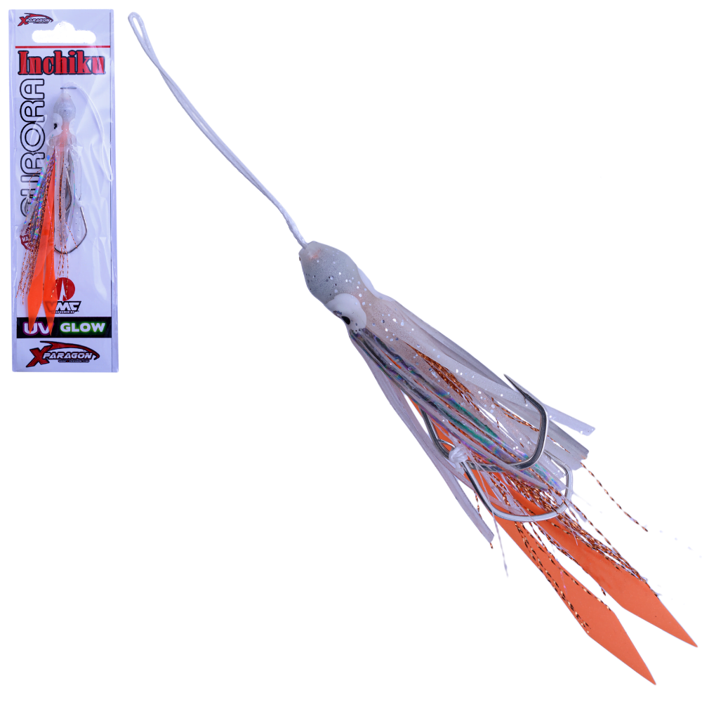 X-PARAGON Saltwater Rubber Jigging Assist Rig AURORA INCHIKU OBUVG