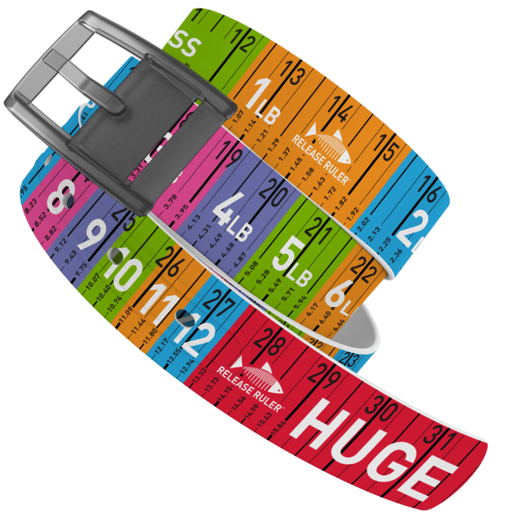 RELEASE RULER Premium Release Ruler Largemouth Bass Fishing Belt - Image 2