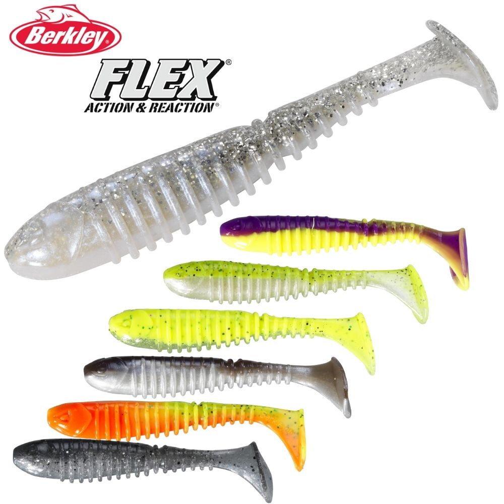 BERKLEY FLEX Soft Plastic Lure RIB SHAD 6.5cm