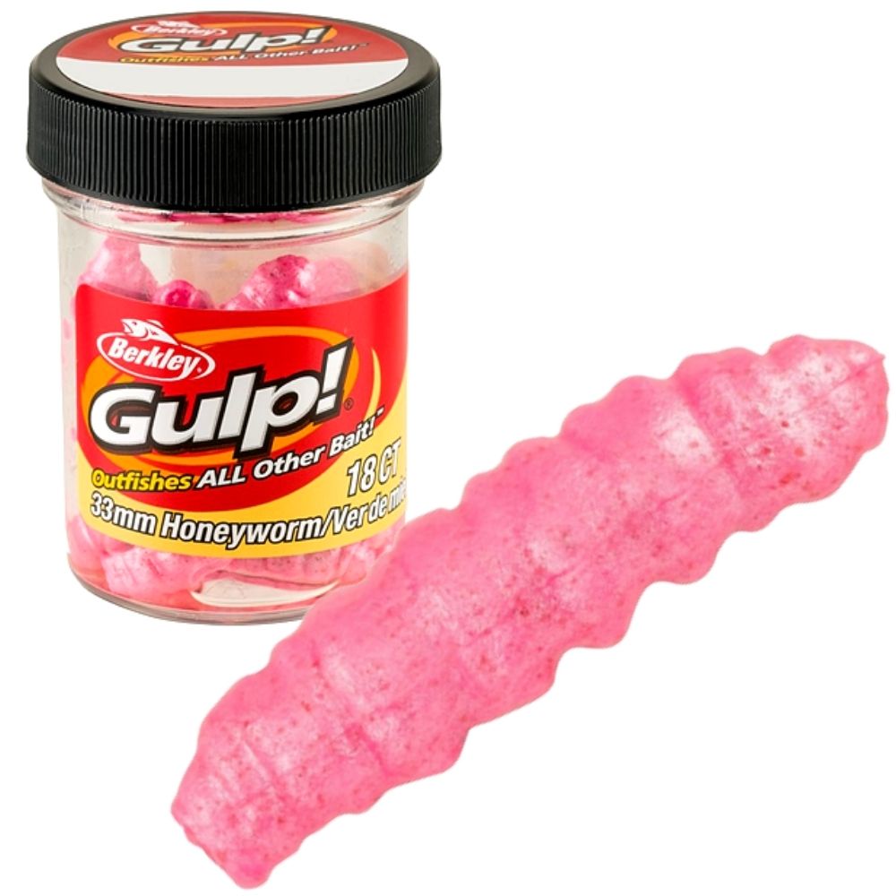BERKLEY GULP Scented Soft Bait Honey Worm B.I.G. 33mm - Image 3
