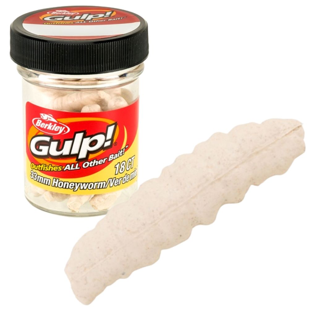 BERKLEY GULP Scented Soft Bait Honey Worm B.I.G. 33mm - Image 7