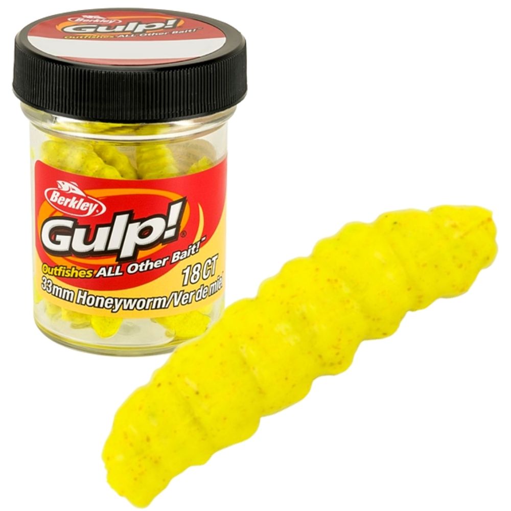 BERKLEY GULP Scented Soft Bait Honey Worm B.I.G. 33mm - Image 8