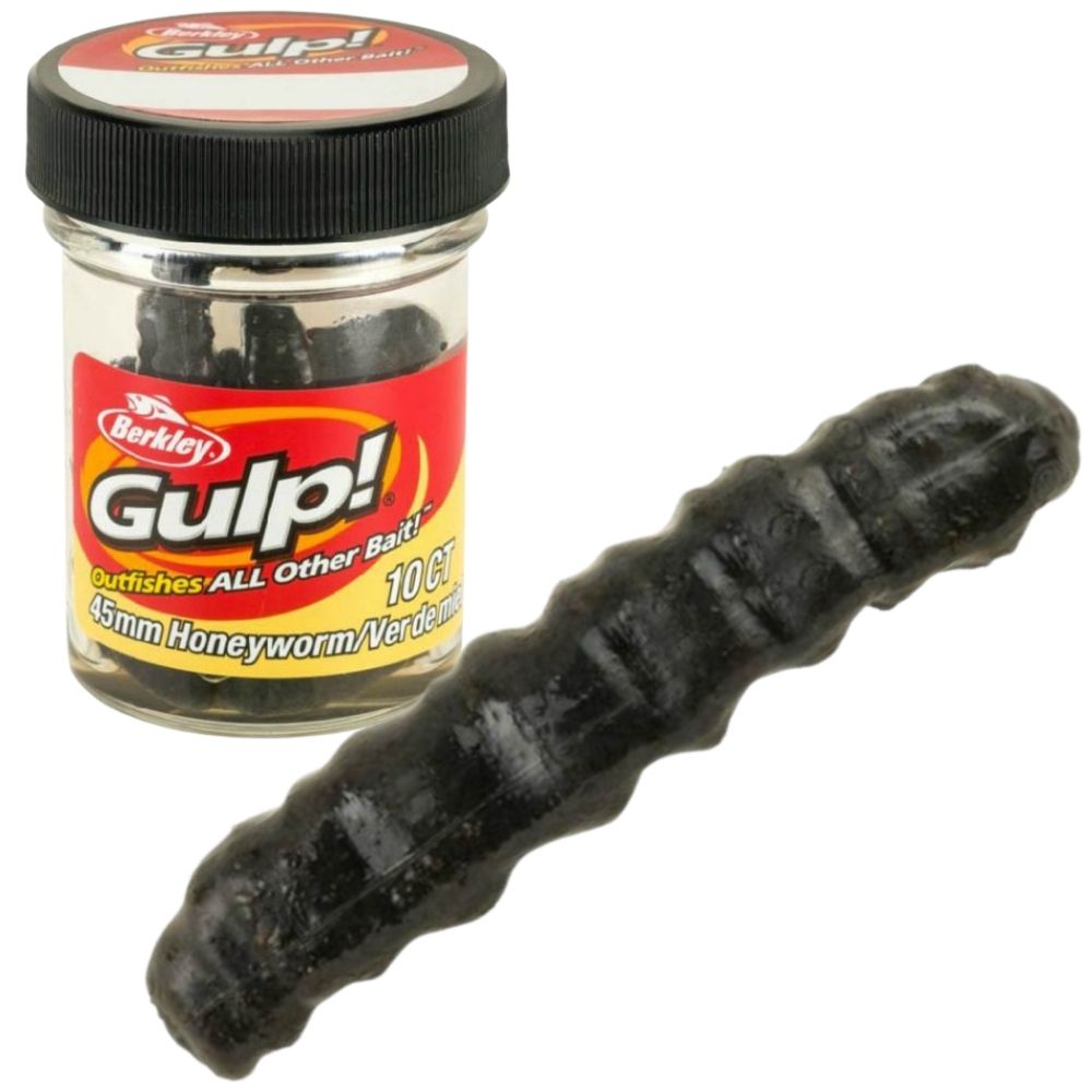 BERKLEY GULP Scented Soft Bait Honey Worm GIANT 45mm - Image 3