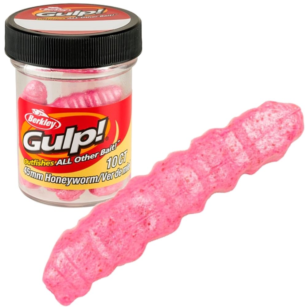 BERKLEY GULP Scented Soft Bait Honey Worm GIANT 45mm - Image 4