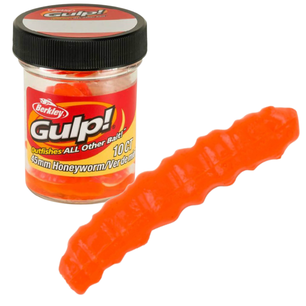 BERKLEY GULP Scented Soft Bait Honey Worm GIANT 45mm - Image 8