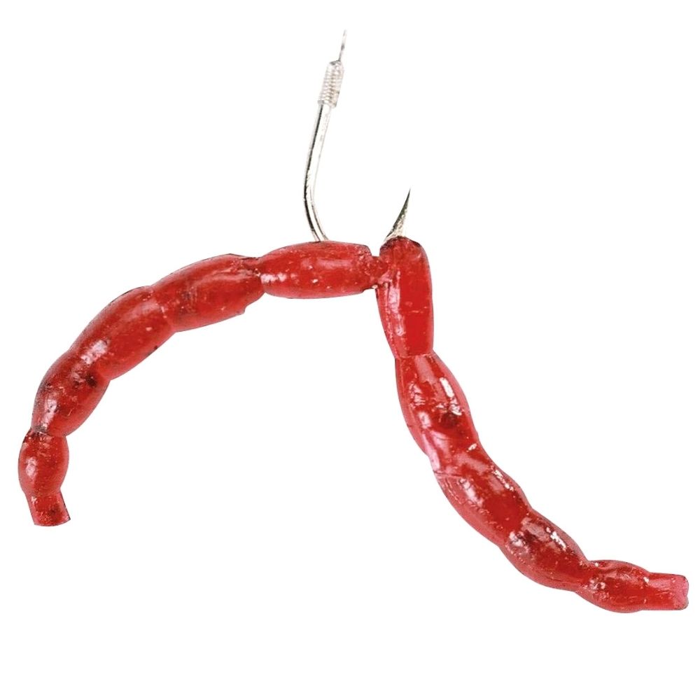 BERKLEY Gulp Alive Scented Soft Bait Lure MAXI BLOOD Worm - Image 3