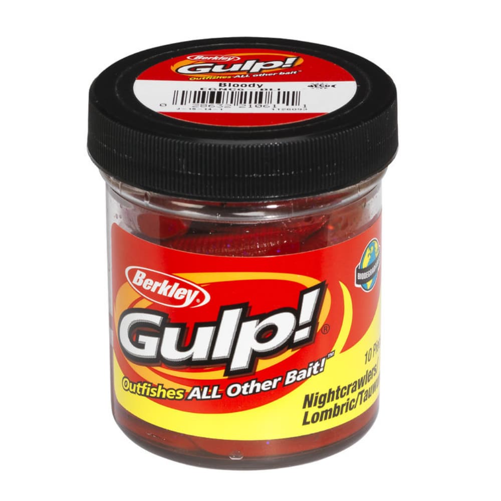 BERKLEY Gulp Alive Scented Soft Bait Lure NIGHTCRAWLER 6in/15cm - Image 2