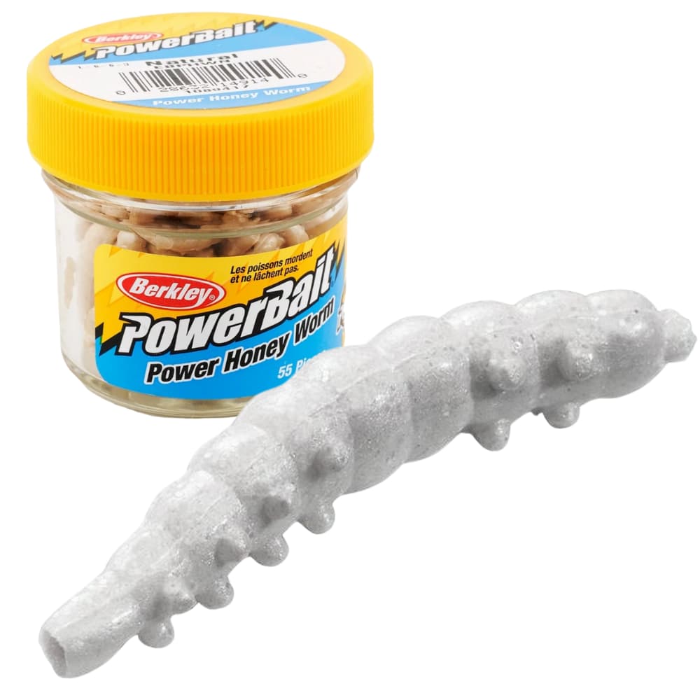 BERKLEY PowerBait Soft Scented Lure Power HONEY WORM 25mm/55pcs - Image 9