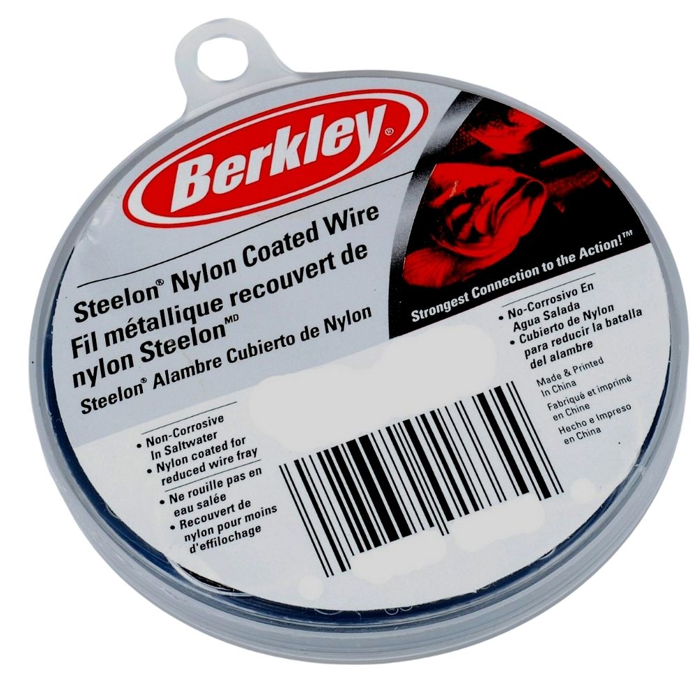 BERKLEY Fishing Steelon Nylon Coated Wire Leader MC MAHON 9m