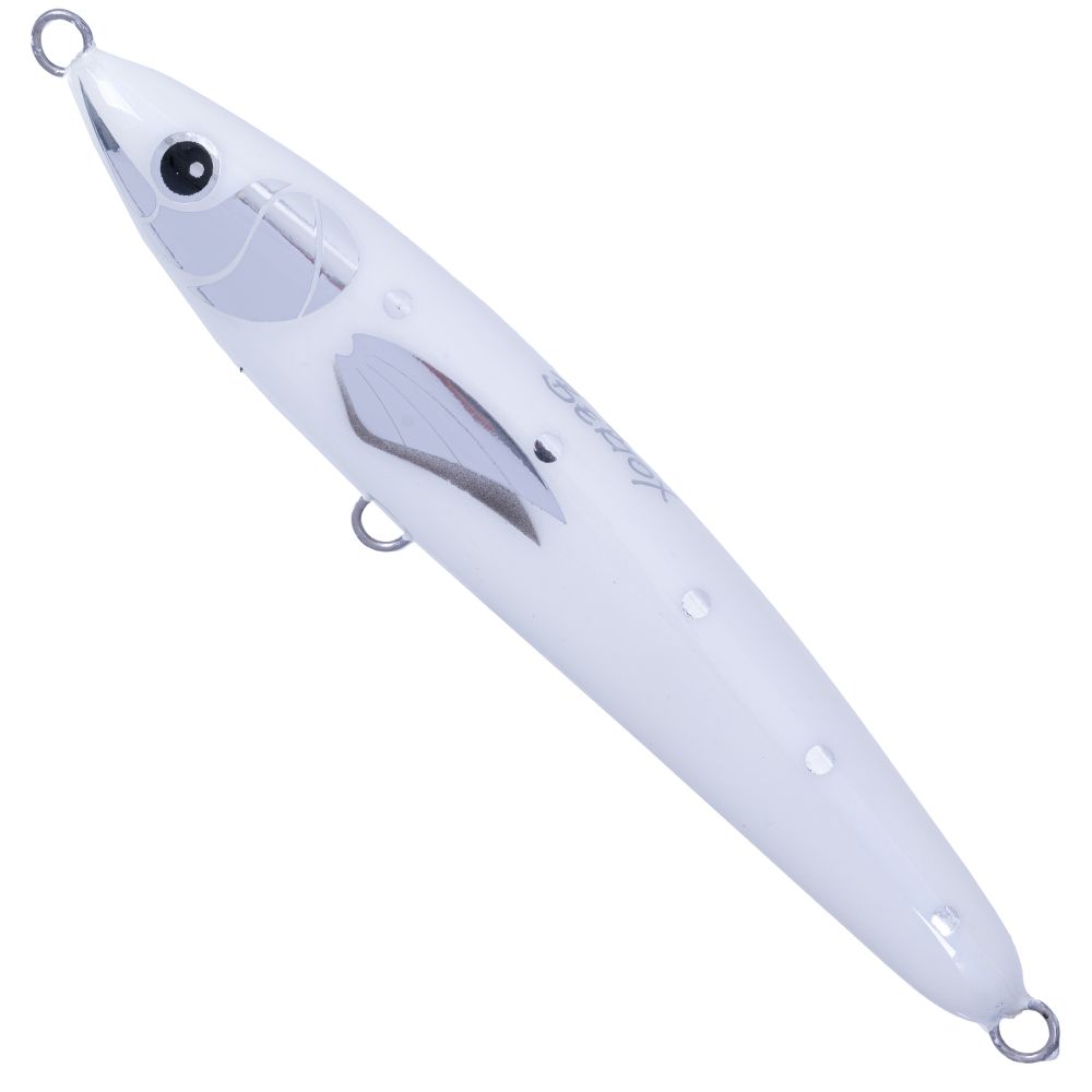 BERTOX Handmade Balanced Wooden Slow Sinking Stick Bait 20cm/125g White Sardine - Image 2