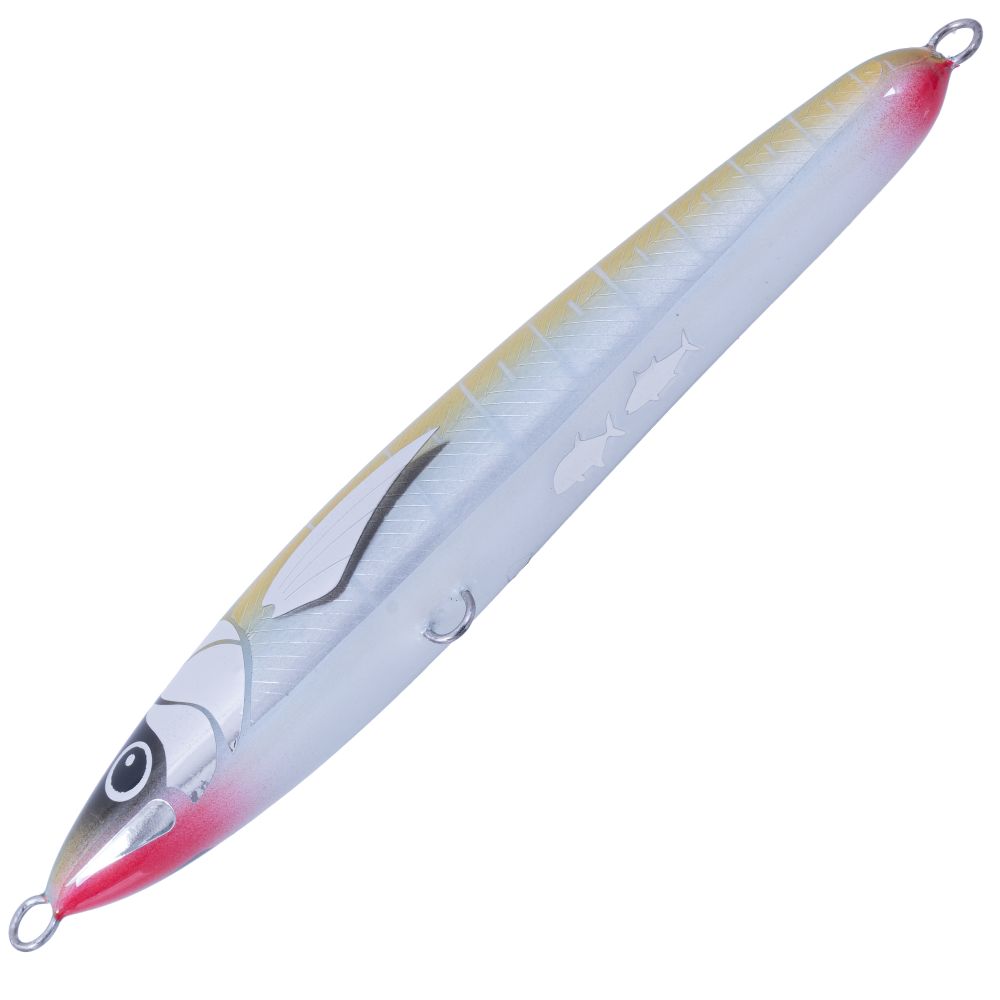 BERTOX Handmade Balanced Wooden Slow Sinking Stick Bait 20CM/125g Yellowfin - Image 3
