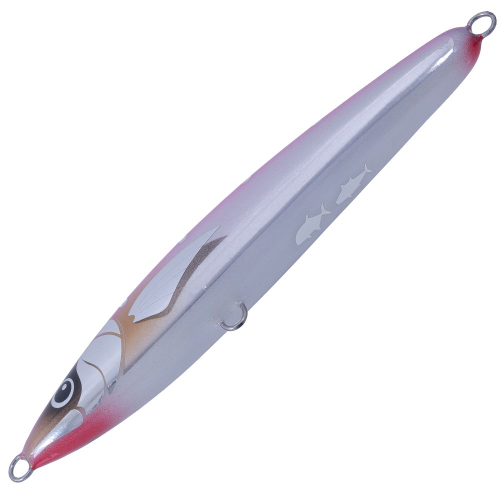 BERTOX Handmade Individualy Balanced Wooden Floating Stick Bait 20cm/85g Pink Sardine - Image 3