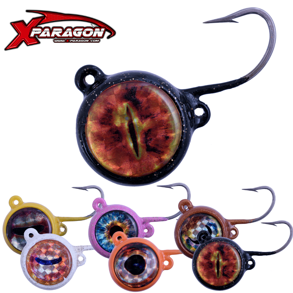 X-PARAGON Saltwater Fishing Jig Head Rig BIG EYE Zoka Ball 160g