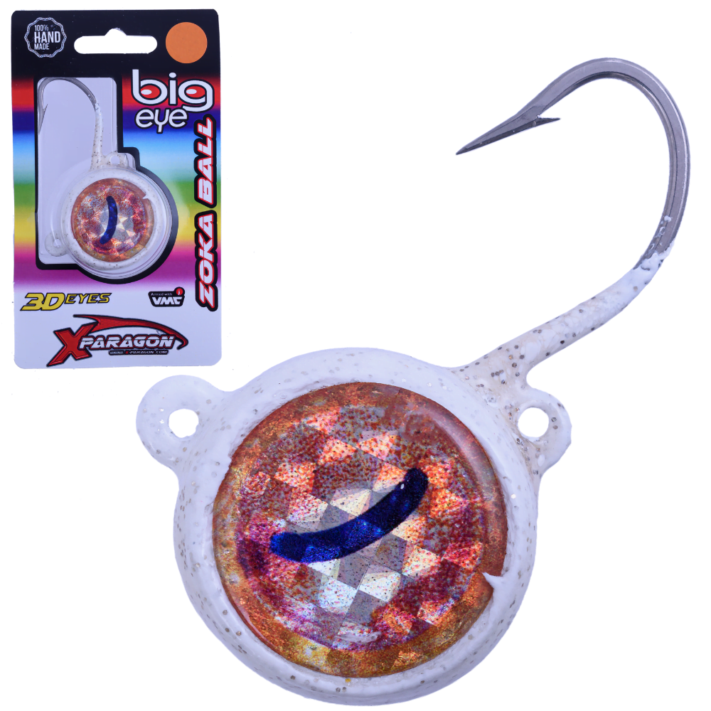 X-PARAGON Saltwater Fishing Jig Head Rig BIG EYE Zoka Ball 160g - Image 10