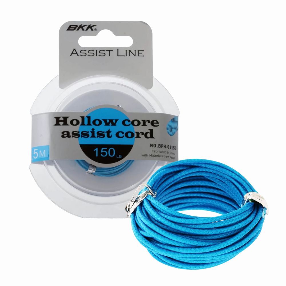 BKK Jigging Assist Line Hollow Core Assist Cord