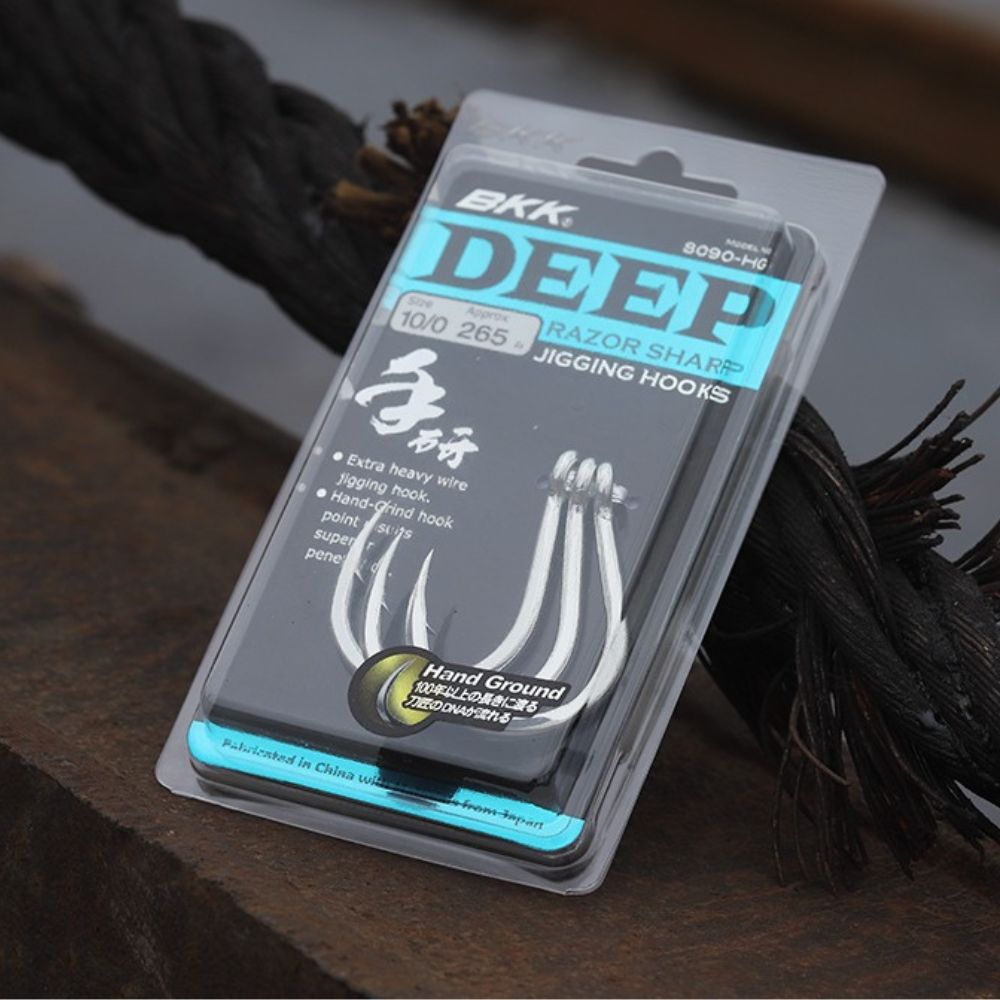 BKK Heavy Wire Jigging Single Assist Hand-Ground Hook 8090-6X-HG DEEP - Image 6