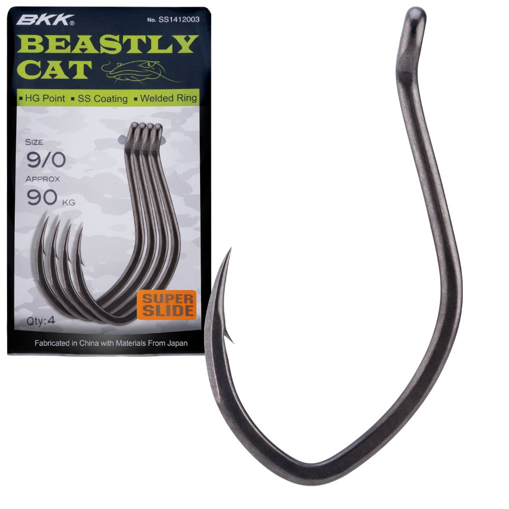 BKK Hand Ground Ultimate Bait Fishing Hook BEASTLY CAT