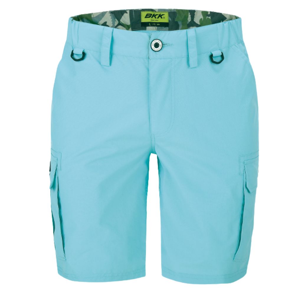 BKK TerraTex Fabric Quick Dry Fishing Shorts CARGO-QD Light Blue - Image 2