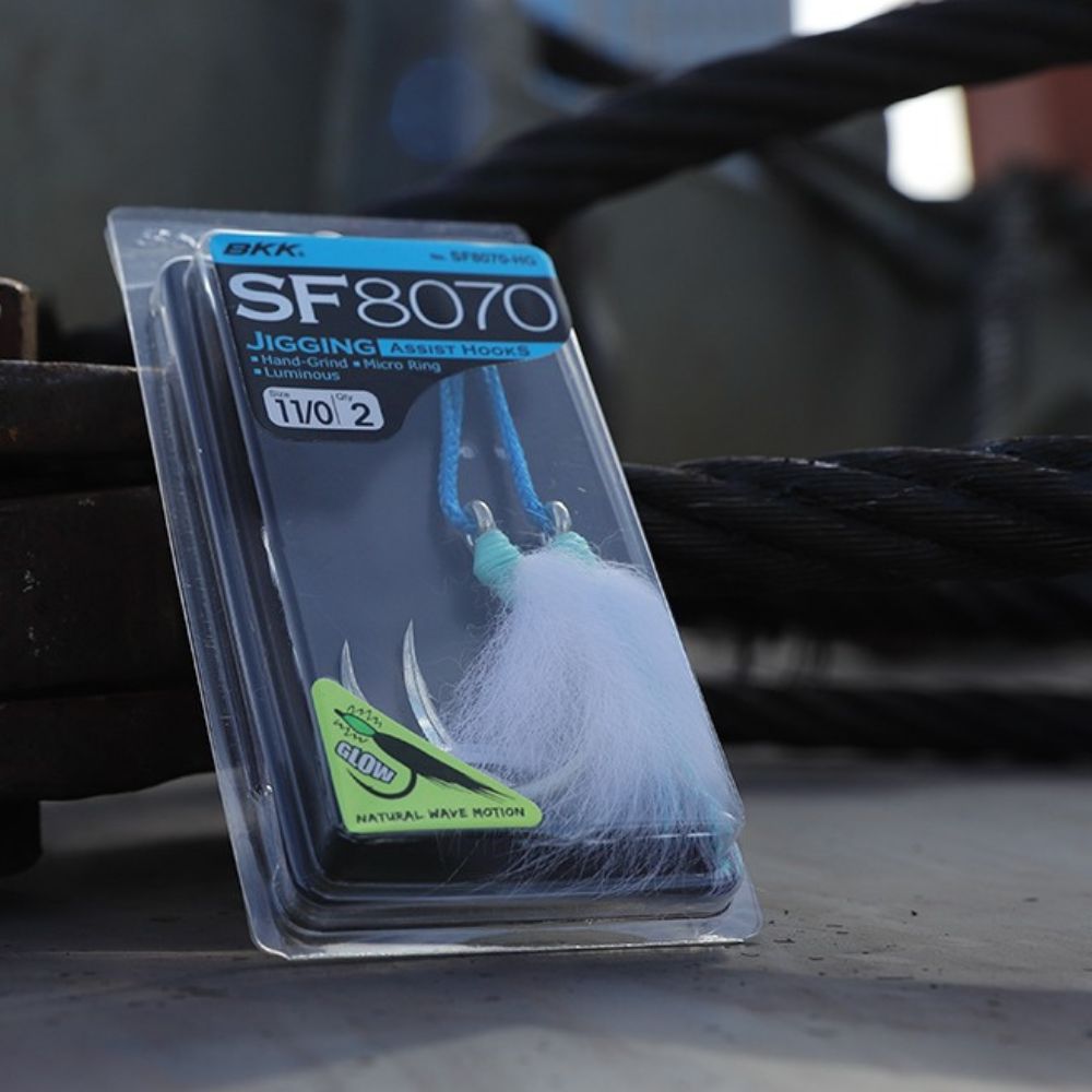 BKK Fine Wire Tied Single Jigging Assist Hook Reefmaster SF8070-HG - Image 4