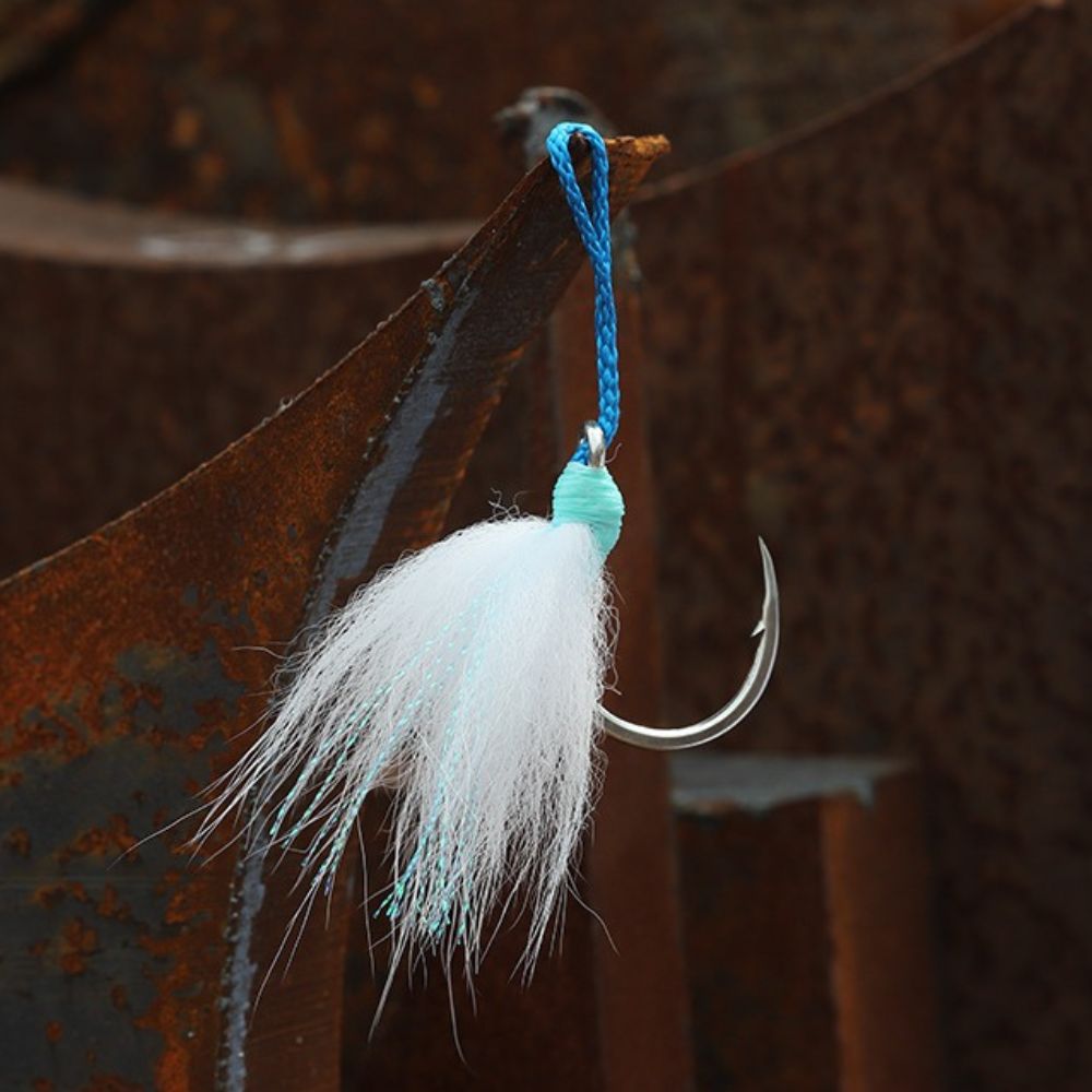 BKK Fine Wire Tied Single Jigging Assist Hook Reefmaster SF8070-HG - Image 3