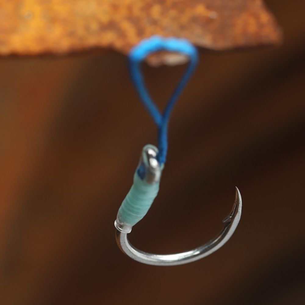 BKK Pre-Tied Luminous Single Assist Jigging Hooks Reefmaster SF8070-NP - Image 4