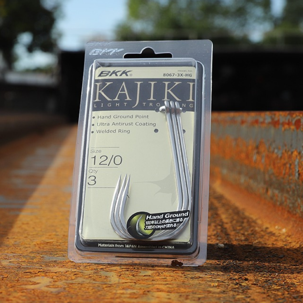 BKK Offshore Fishing Light Trolling Hook KAJIKI 8067-3X-HG - Image 4