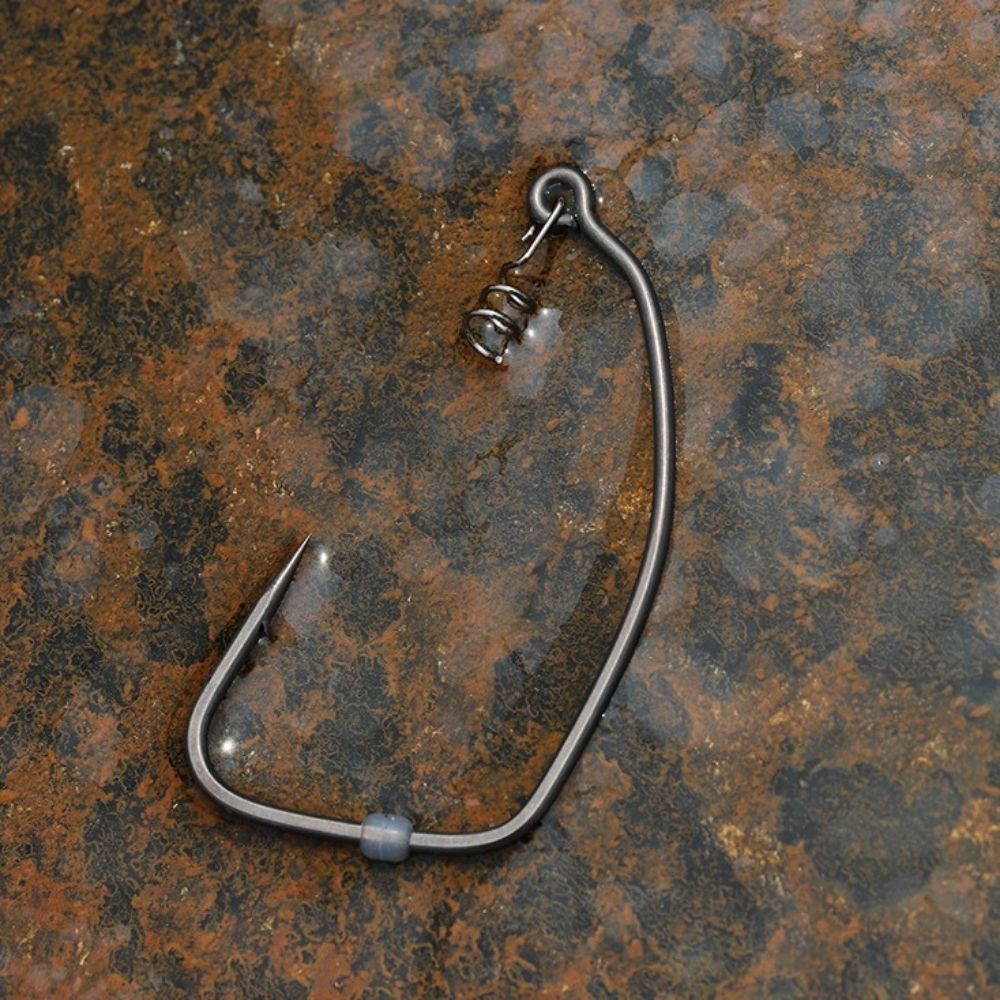 BKK Weedless Hi Carbon Steel Worm Hook Super Slide TITAN - Image 4