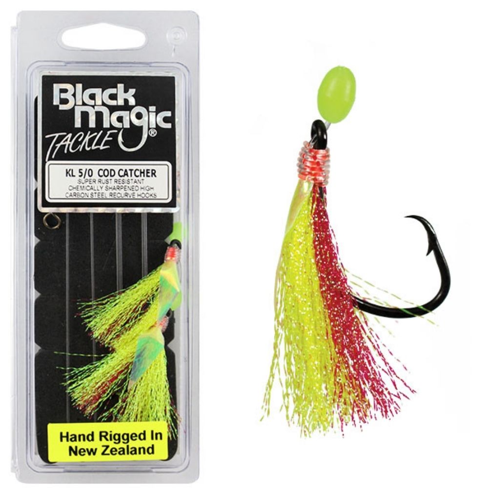 BLACK MAGIC TACKLE Bottom Fishing Flasher Rig COD CATCHER