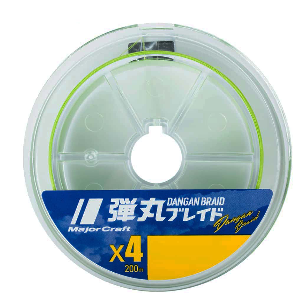 MAJOR CRAFT X4 Braid Line DANGAN 150m/Light Green - Image 2
