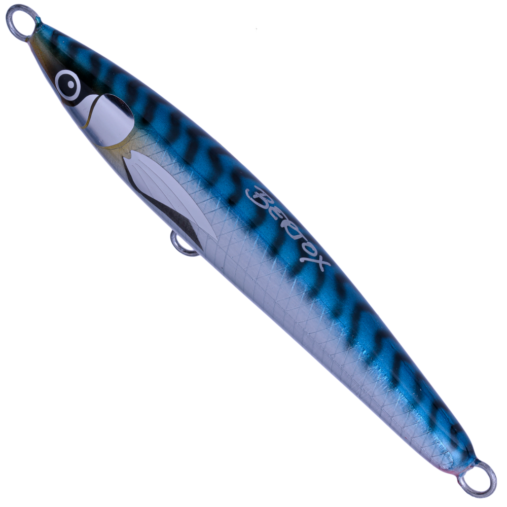 BERTOX Saltwater Handmade Wooden Sinking STICK BAIT 15cm/50g Blue Mack - Image 2